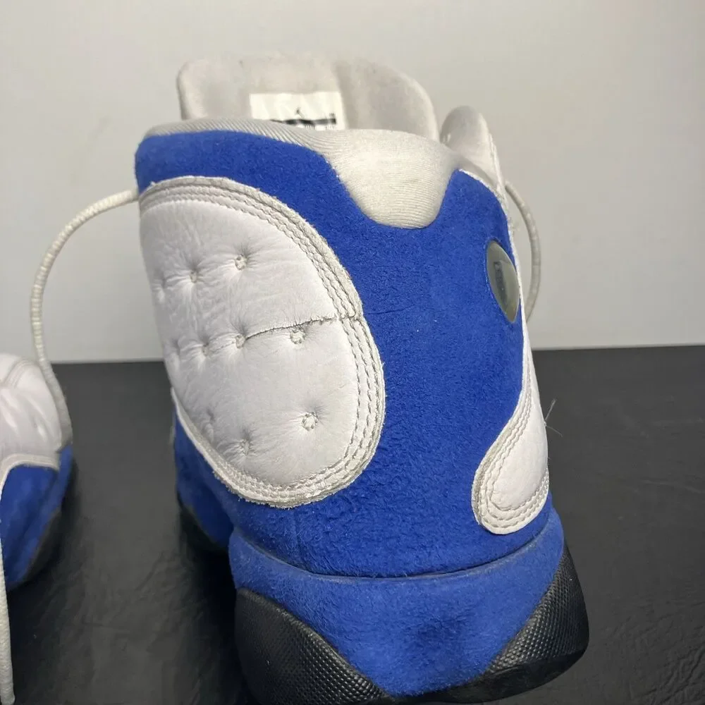 Jordan 13 Retro White Hyper Royal Black Size 13 414571-117 HTF Nice